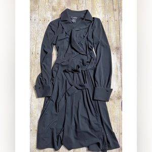 Express Long Sleeve Wrap Dress